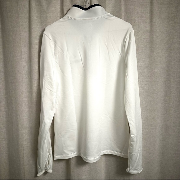 Gulfstream branded Nike Dry-Fit White Quarter-Zip Pullover, Women’s Size M - Picture 6 of 8